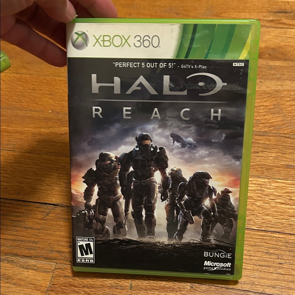 Microsoft Xbox 360 Halo: Reach Green Case with Iconic Cover Art